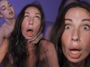 CumDumpsterTeens- Horny teen sluts try out a pegging threesome for the first time!!